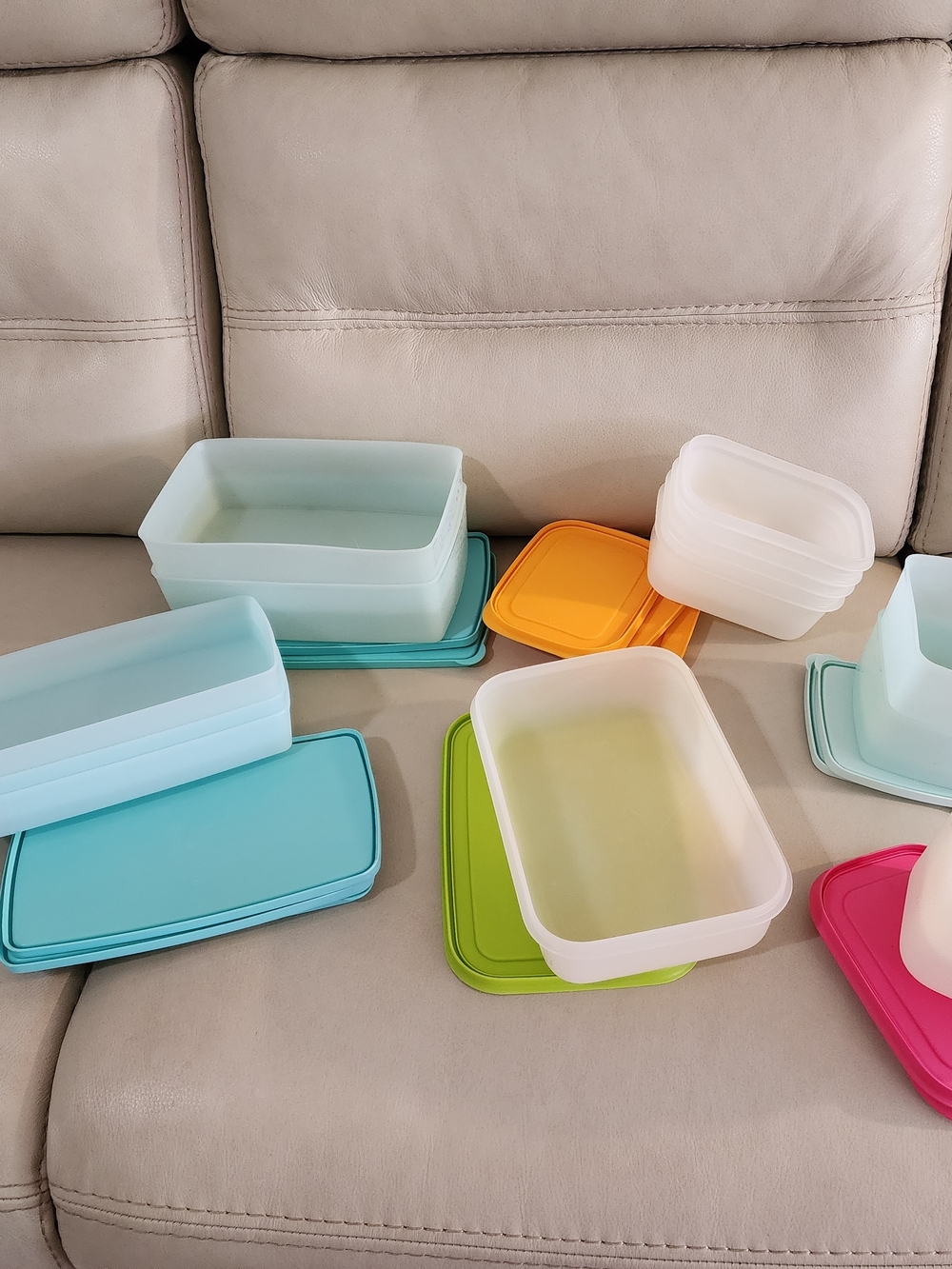 Assorted Color Food Storage Container Set - Multi-Color Tupperware